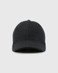 "L" Patch Cap - Dark Herringbone Wool/Cashmere