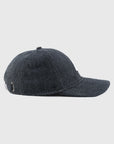 Squigg-"L" Cap - Light Herringbone Wool