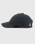 "L" Patch Cap - Light Herringbone Wool