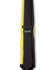 Black & Yellow Eclipse Silk Tie Back