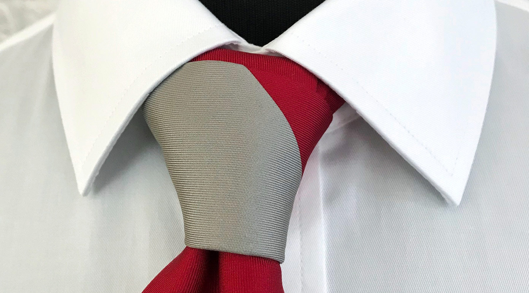 Close Up Photo of Half Windsor Knot