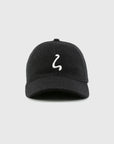 Squigg-"L" Cap - Charcoal Wool