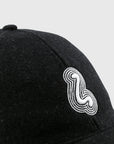 Fingerprint Cap - Charcoal Wool