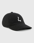 Squigg-"L" Cap - Charcoal Wool