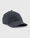 "L" Patch Cap - Light Herringbone Wool