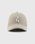 Squigg-"L" Cap - Tan Wool