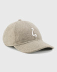 Squigg-"L" Cap - Tan Wool
