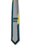 Acid Yellow Swoop Silk Tie Back