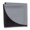 Black and Gray Sphere Pocket Square Folded
