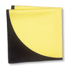 Black and Yellow Sphere Pocket Square Folded