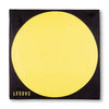 Black and Yellow Sphere Pocket Square Unfolded