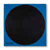 Blue and Black Sphere Pocket Square Front