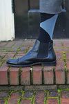 Lesovs Gray Diamond Dress Sock on Step