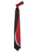 Curves Tie in Red, Black, & Gray