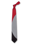 Red Gray & Black Eclipse Tie Front