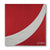 Swoop Pocket Square in Red & Gray